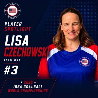 World Champ Goalball Lisa Graphic From USA Women Goalball 6 1 26