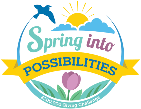 Spring Into Possibilities Logo with tagline
