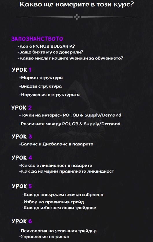 Търговия от важни зони