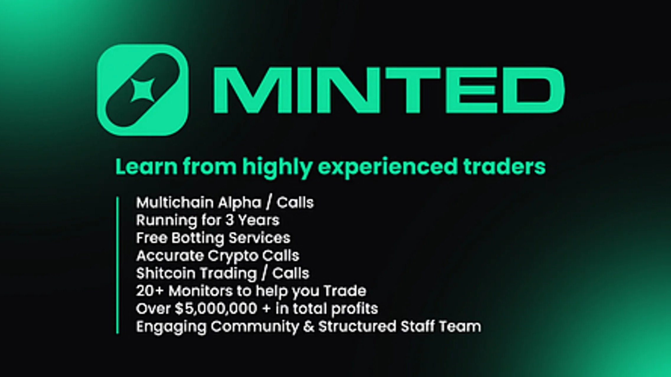 Minted Weekly Access (Crypto)