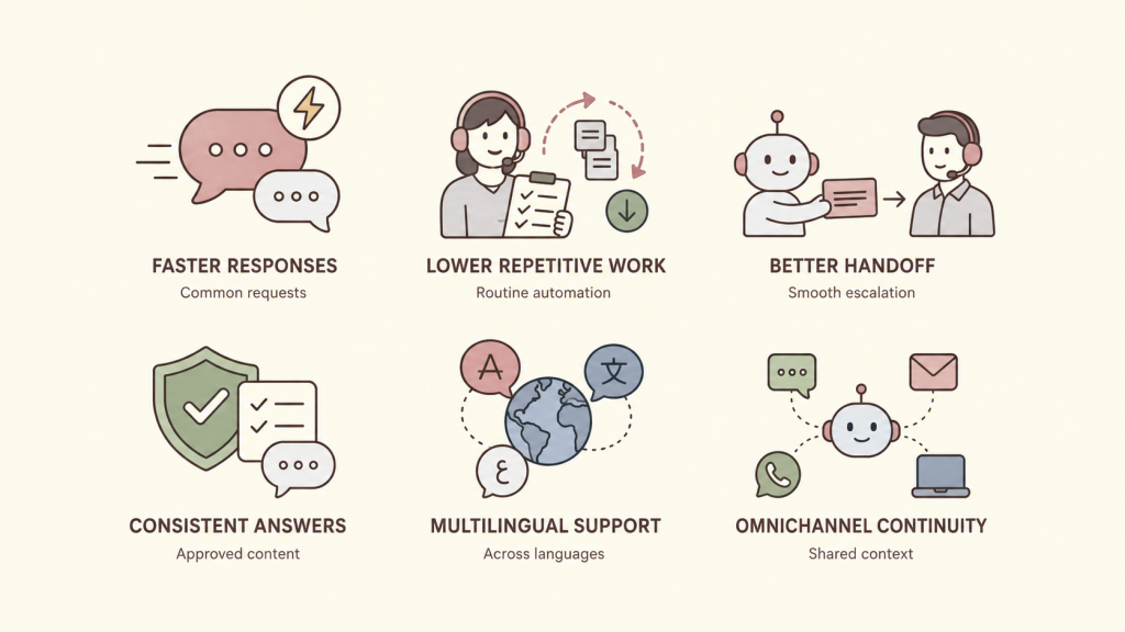 Benefits of GPT AI chatbots 