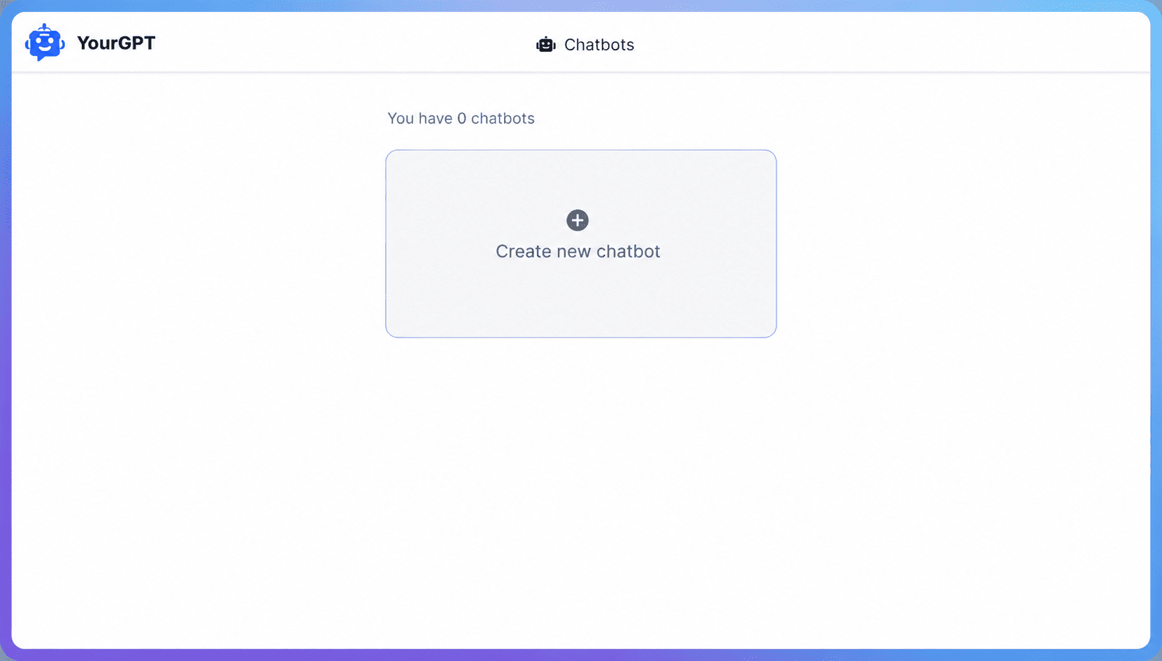 Create chatbot