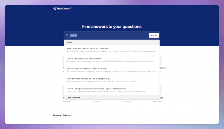 AI Powered Search with dense and sparse vector search