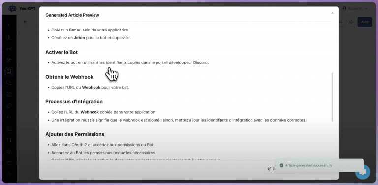 Create Multilingual Help. desk with AI