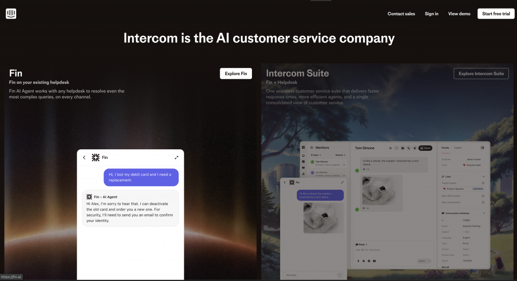 Intercom is service platform with AI-powered messaging, automation, and seamless CRM integration.