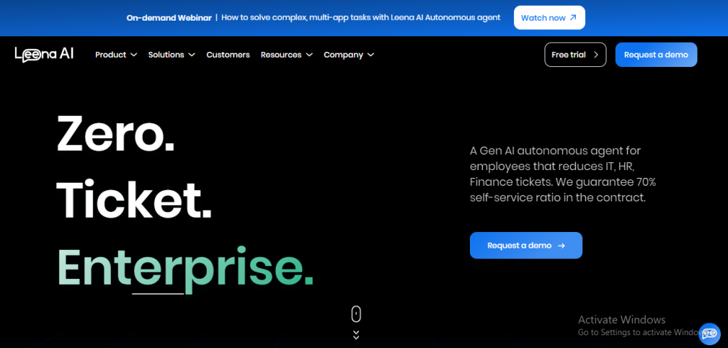 Leena AI focuses on automating HR processes and employee experience.
