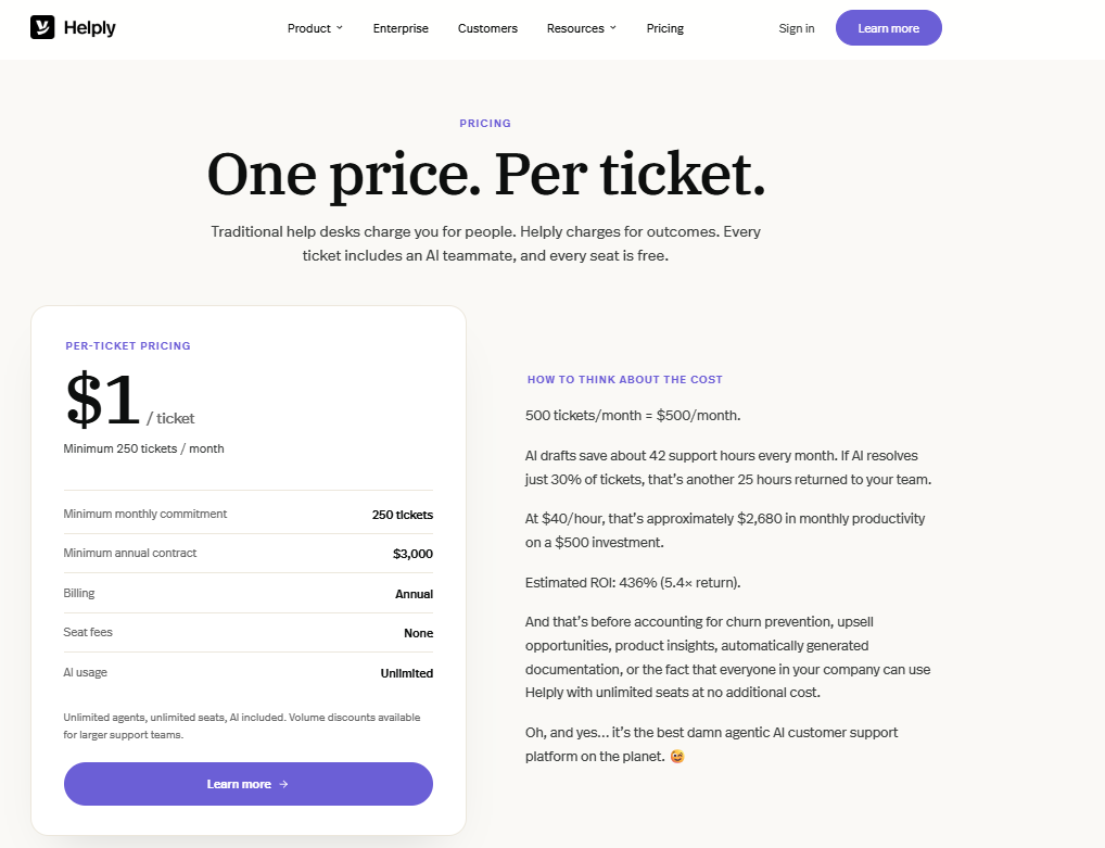 Helply Pricing