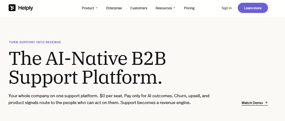 Helply Home page