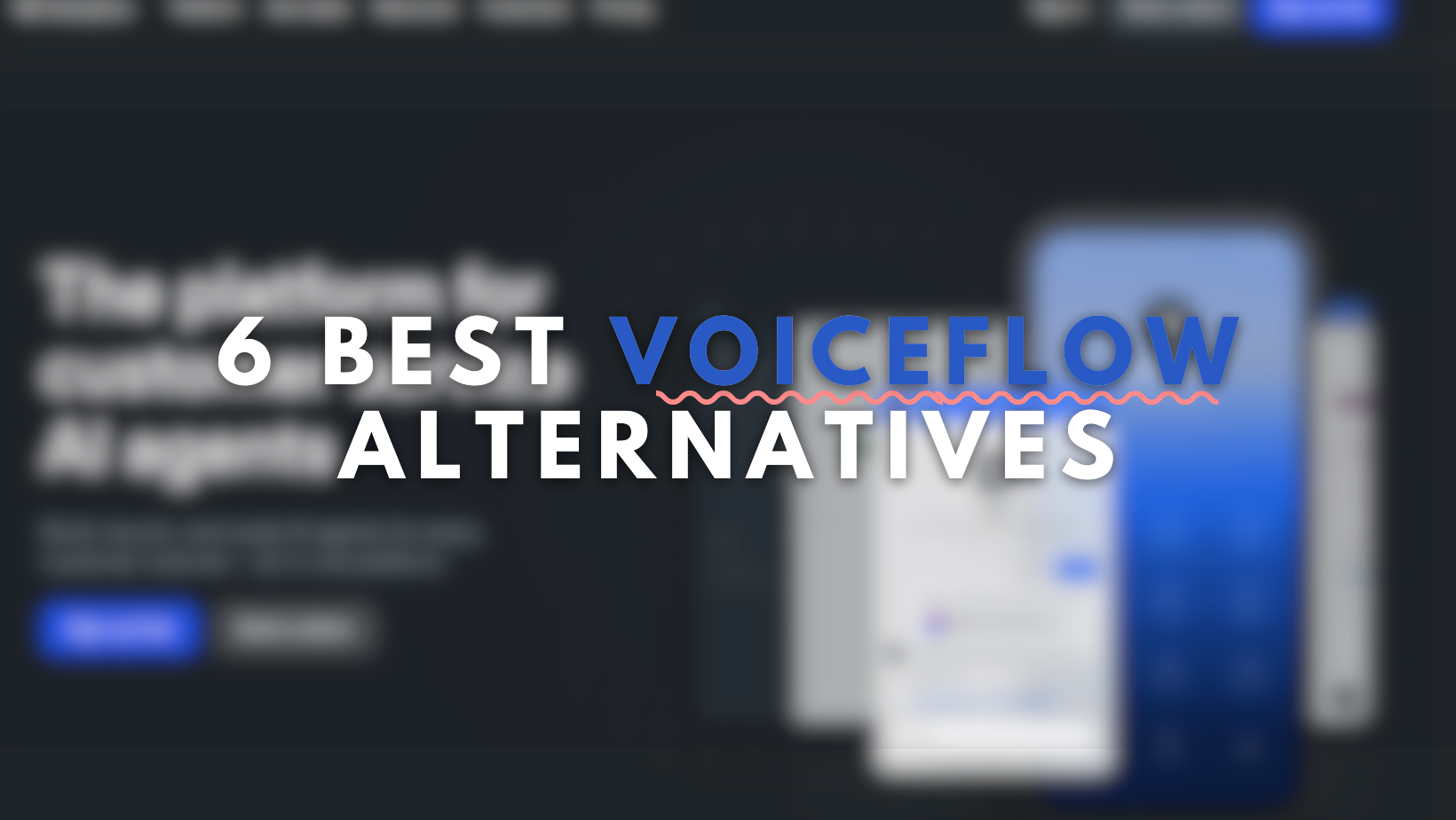 Top 6 Voiceflow Alternatives in 2026