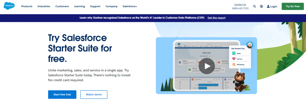 Salesforce Sales Cloud offers a flexible CRM solution designed for teams that need deep customization, detailed reporting, and advanced workflow automation. 