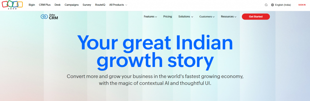 Zoho CRM is a cost-effective platform built for growing teams that need to manage leads, deals, and customer communication in one place.