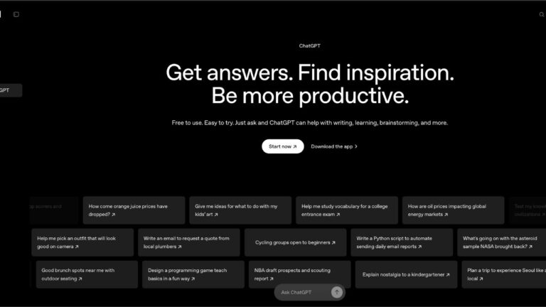 ChatGPT is OpenAI’s flagship conversational AI, known for its versatility in writing, code generation, brainstorming, and everyday assistance.