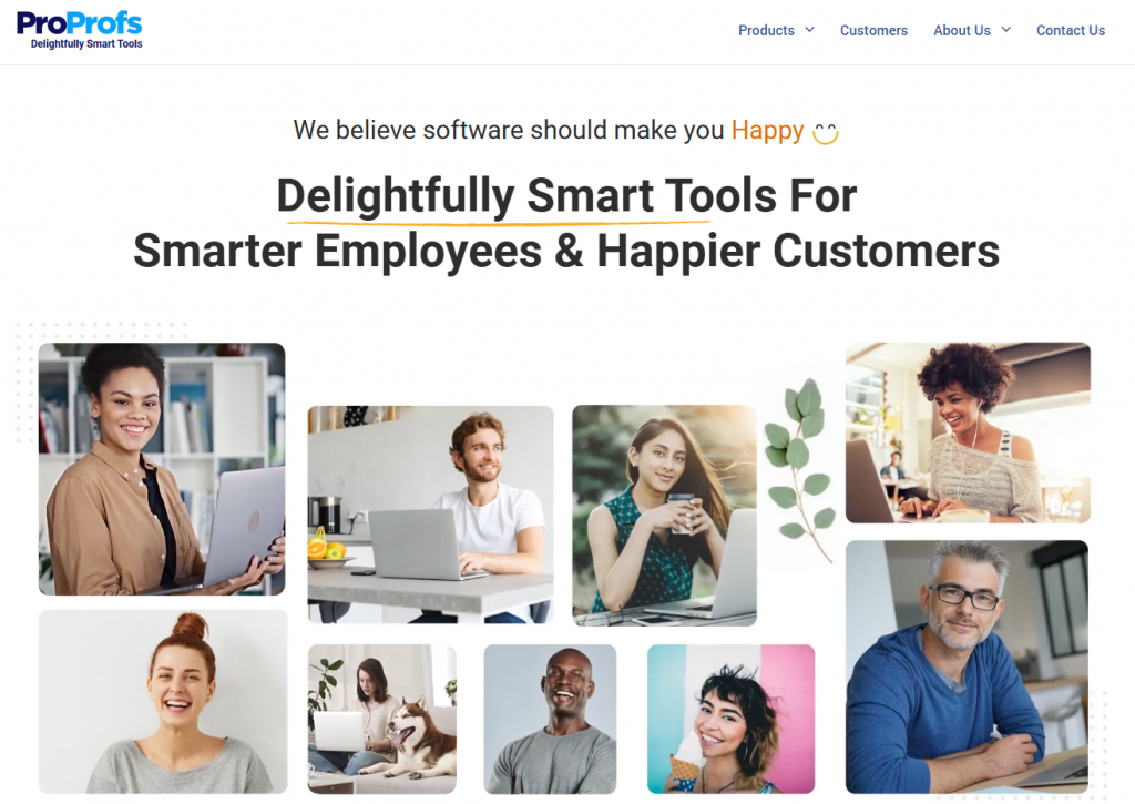 ProProfs Desk cloud-based AI helpdesk for simplified ticket management and customer interactions