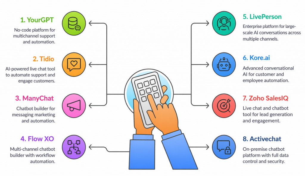 8 AI Chatbot Builders for Mid-Sized Businesses 