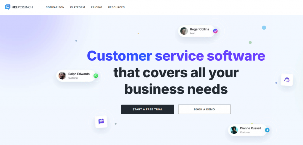 HelpCrunch is a leading customer communication platform designed to streamline live chat.