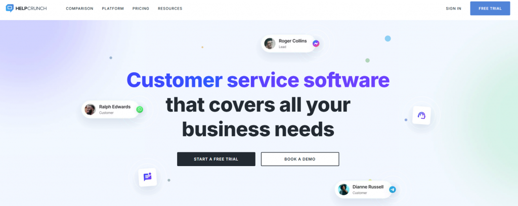 HelpCrunch AI Live Chat