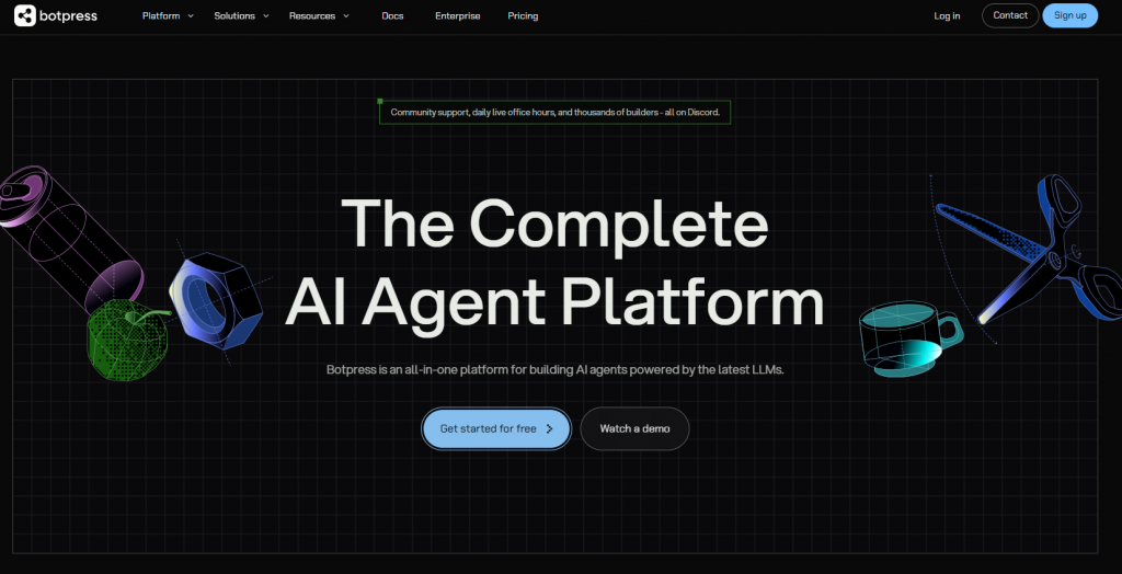 Botpress AI agent platform