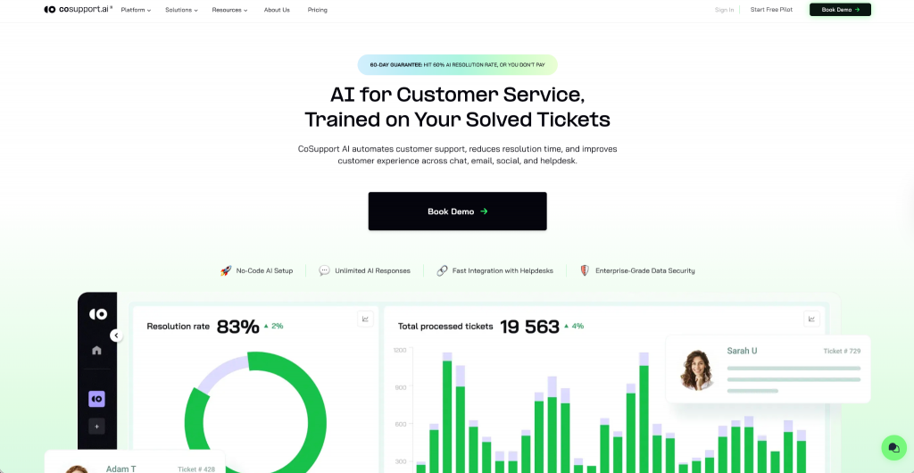 CoSupport AI Home Page