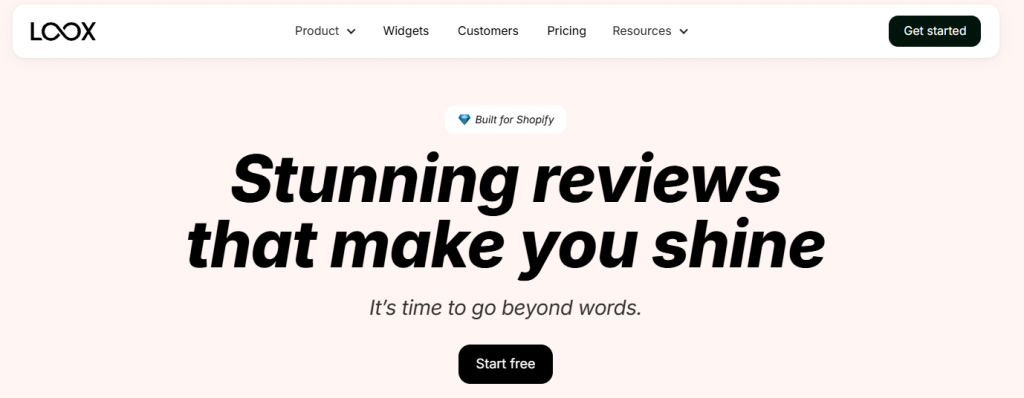 Loox transforms customer reviews into powerful visual social proof through photo and video testimonials.