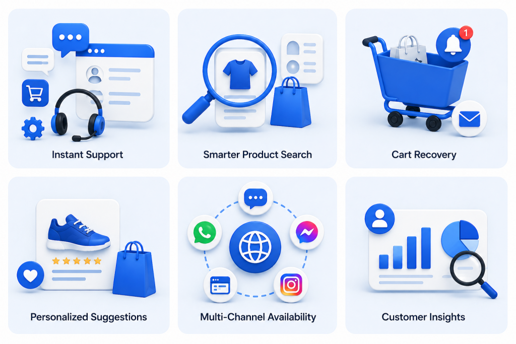 Features of AI Chatbots for WooCommerce