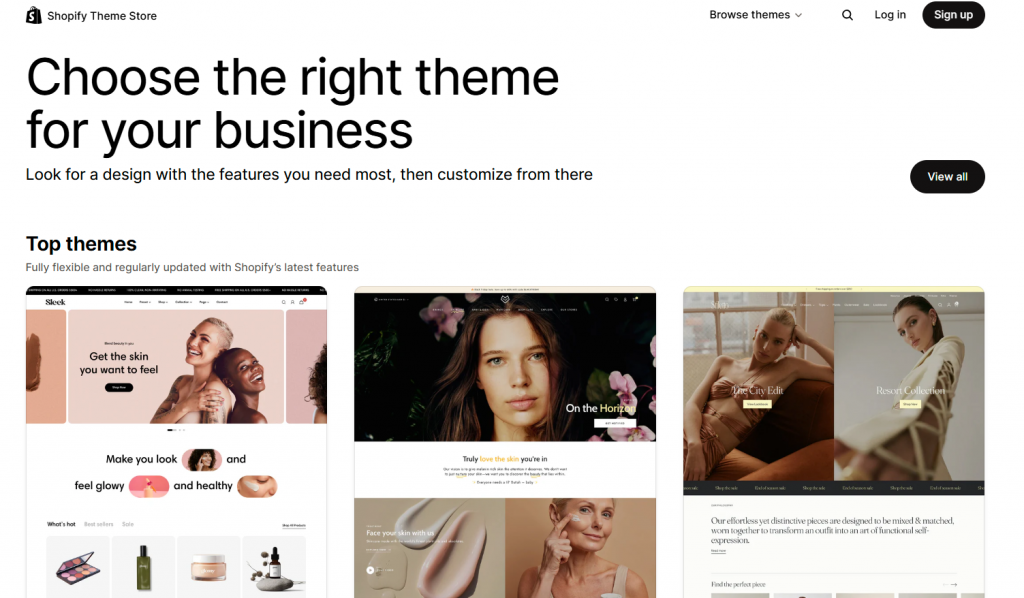 Shopify Theme Store apart is that every theme undergoes rigorous testing and meets Shopify's performance standards before approval.