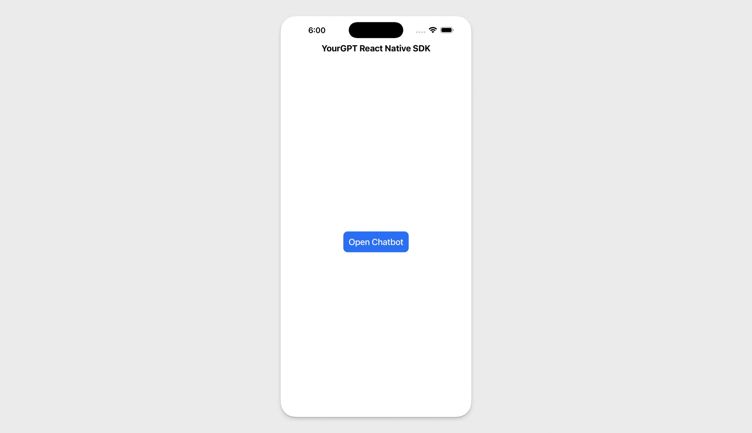 YourGPT React Native SDK Demo