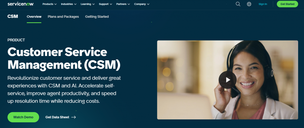 ServiceNow Customer Service Management 