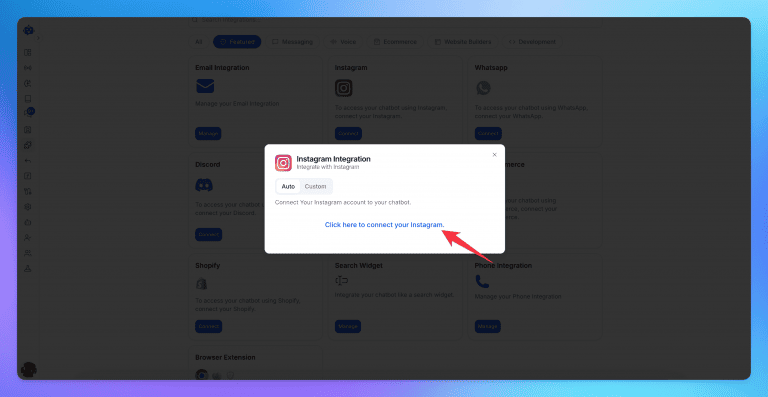Connect Your Instagram Account