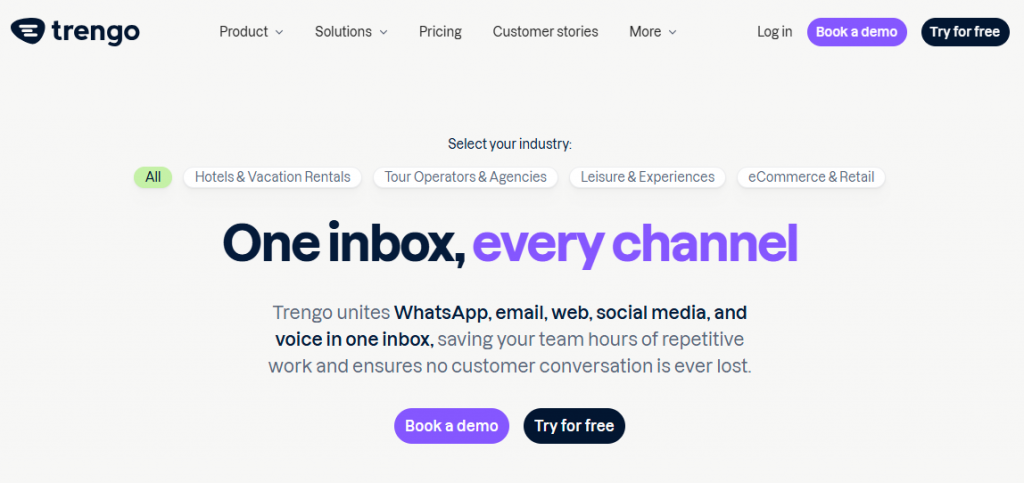 Trengo unites WhatsApp, email, web, social media, and voice in one inbox
