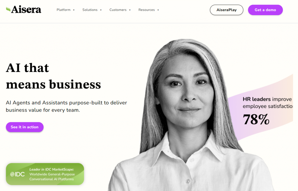 AI Agents and Assistants purpose-built to deliver business value for every team.