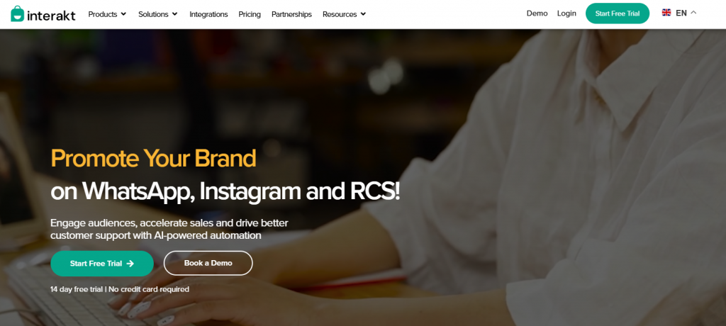 Interakt  home page