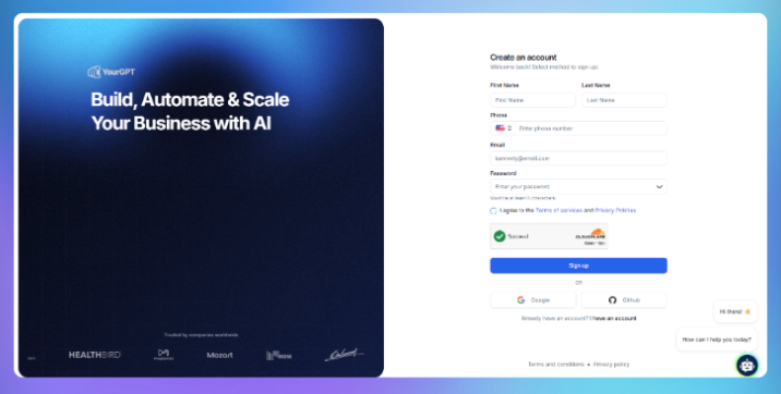 newlogin page