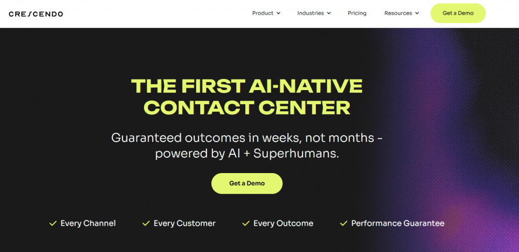 Crescendo is a customer support platform 