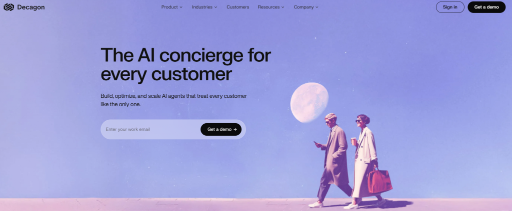 Decagon home page