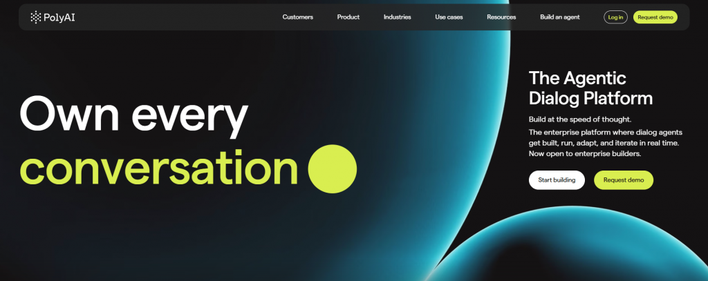 Poly AI Home Page