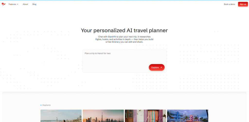Stardrift AI Home Page