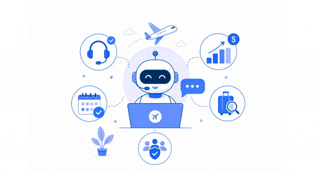 Benifits of using AI agents for airline support