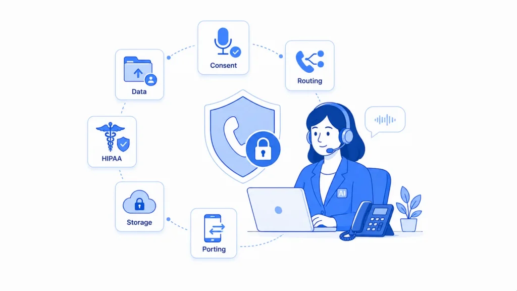 AI call security with consent, routing, and data protection.