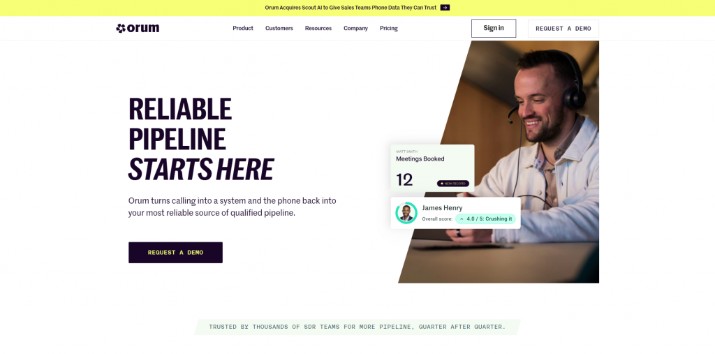 Home page of Orum
