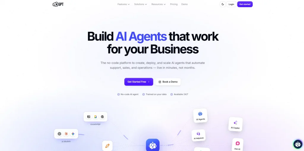 YourGPT Home Page