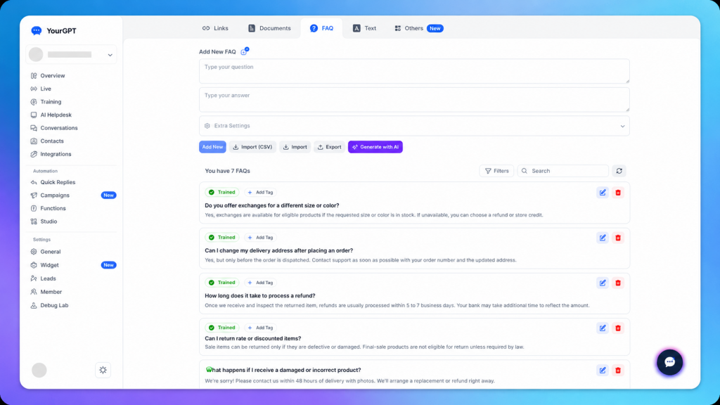 FAQs