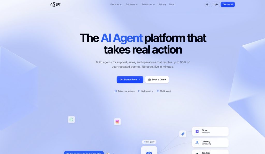 YourGPT Home Page