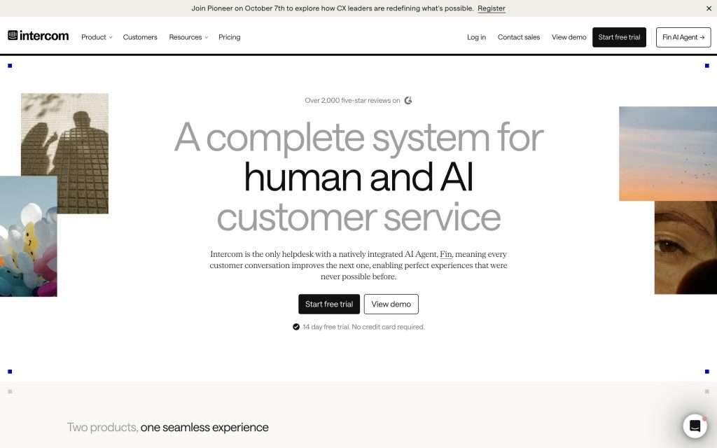 Intercom Home Page