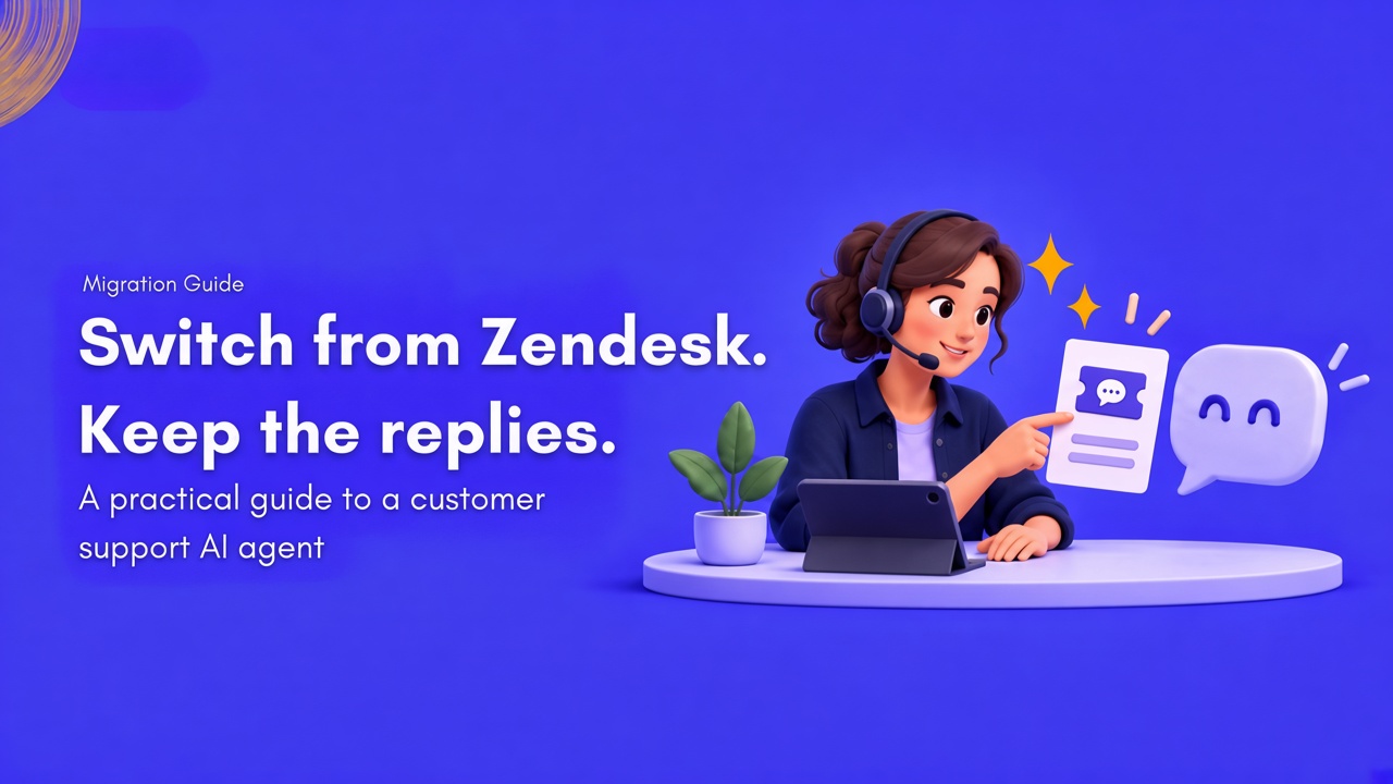 How to Switch From Zendesk to a Customer Support AI Agent