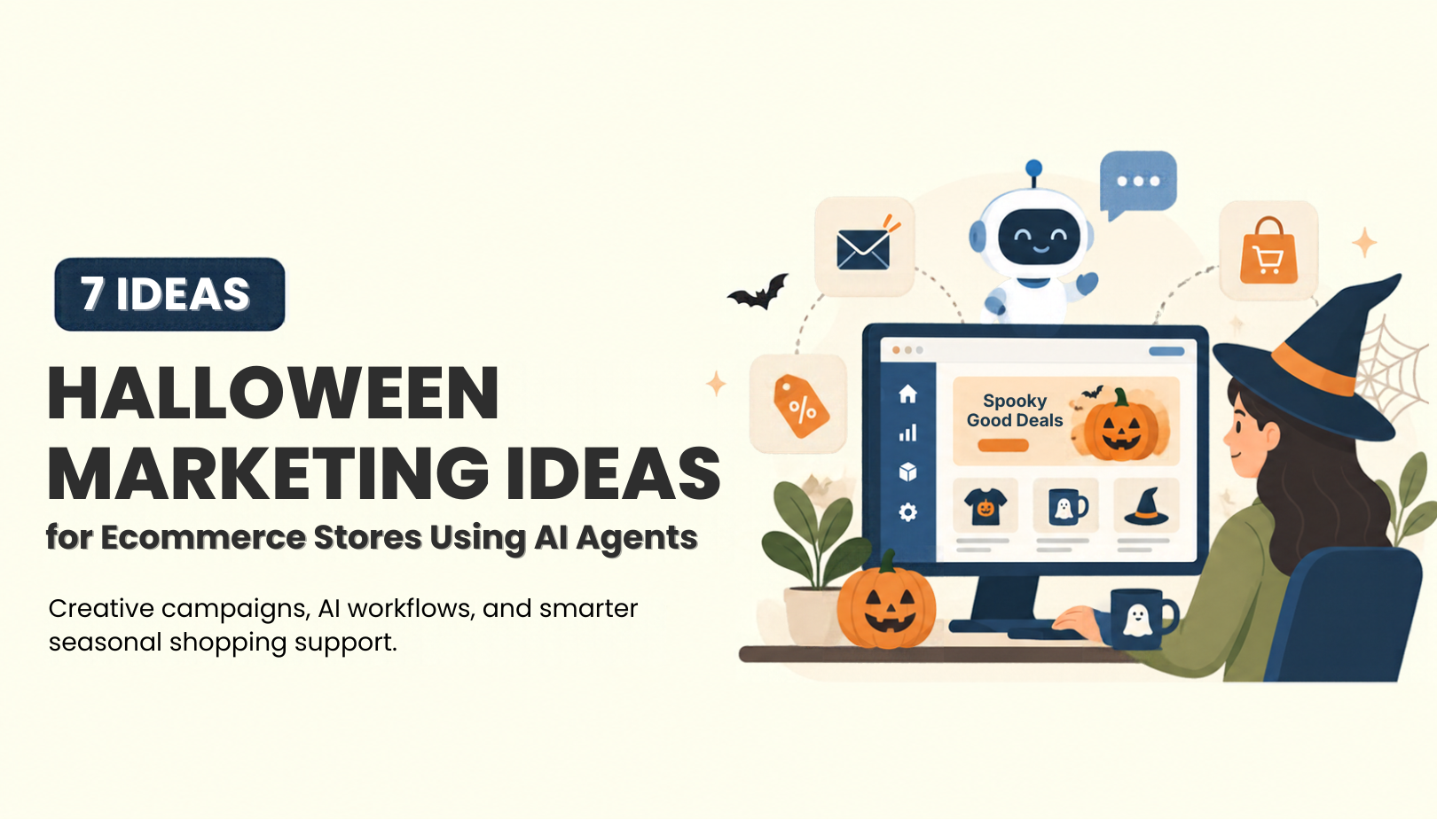 7 Halloween Marketing Ideas for Ecommerce Stores Using AI Agents