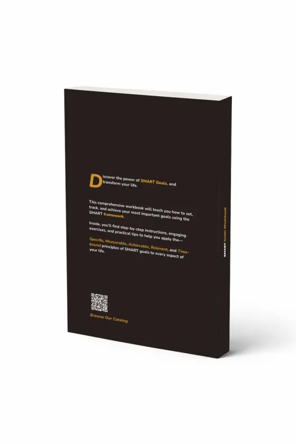 Smart Goals Workbook — Back cover