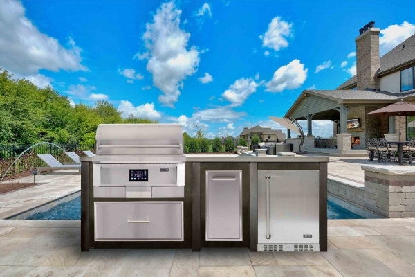 Haven Outdoor 8' Outdoor Kitchen Island with Coyote C-Series