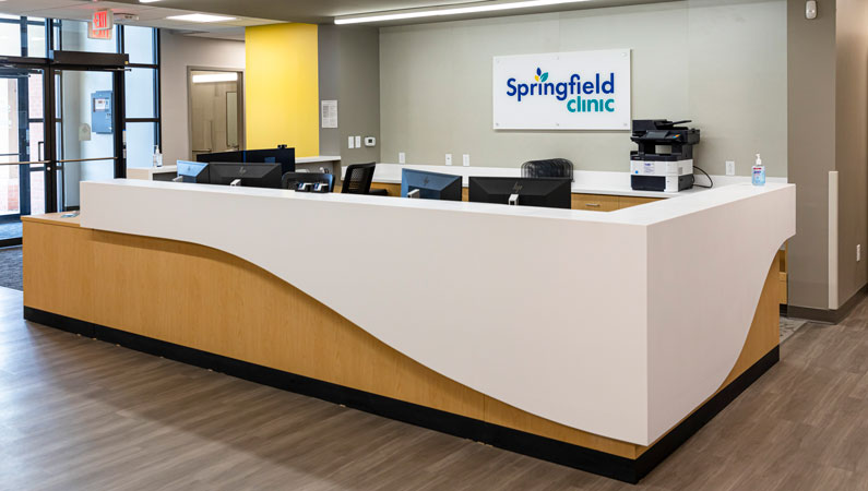 Springfield Clinic Bloomington - Normal patient registration.