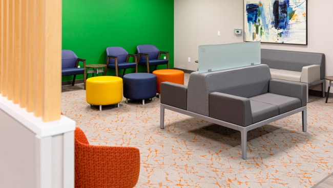 Springfield Clinic Bloomington - Normal patient waiting space.