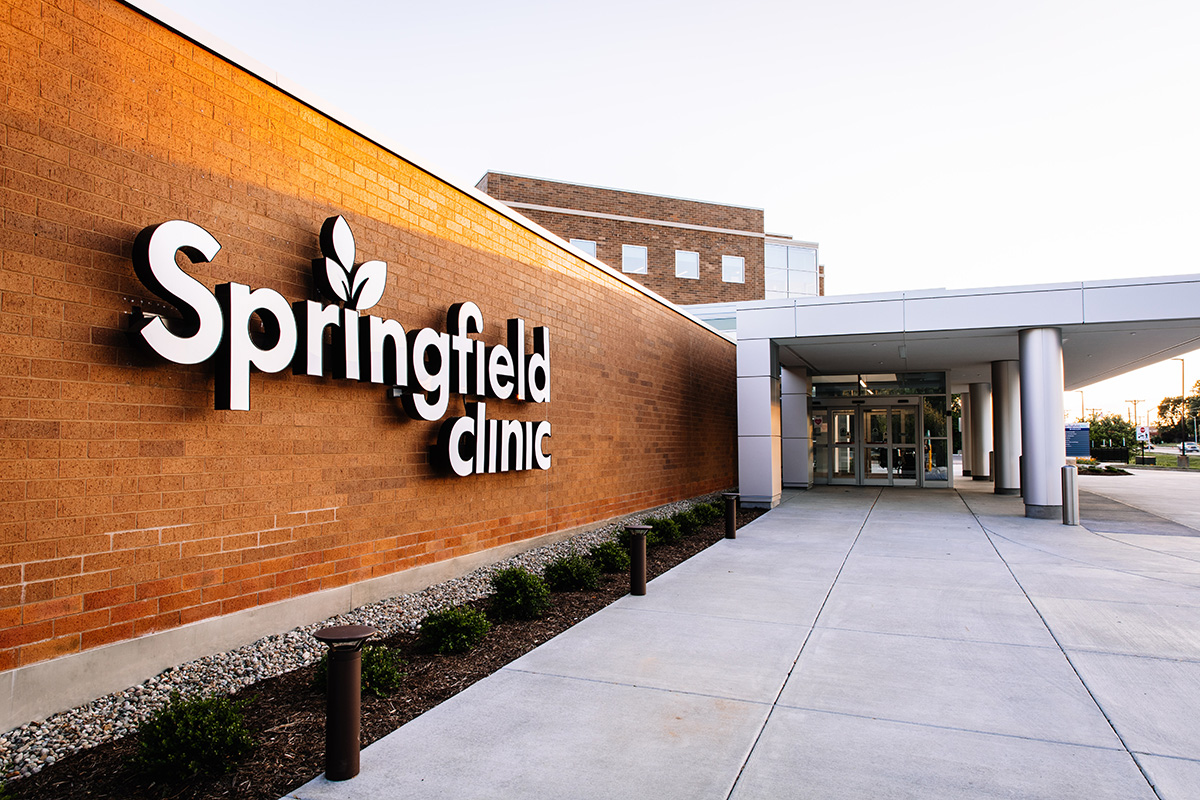 Springfield Clinic Wabash main entrance